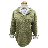 JERSEY MUJER MP CAPUCHA VERDE