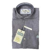 CAMISA MP ALGODÓN/LINO MARINO