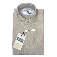 CAMISA MP ALGODÓN/LINO KAKI